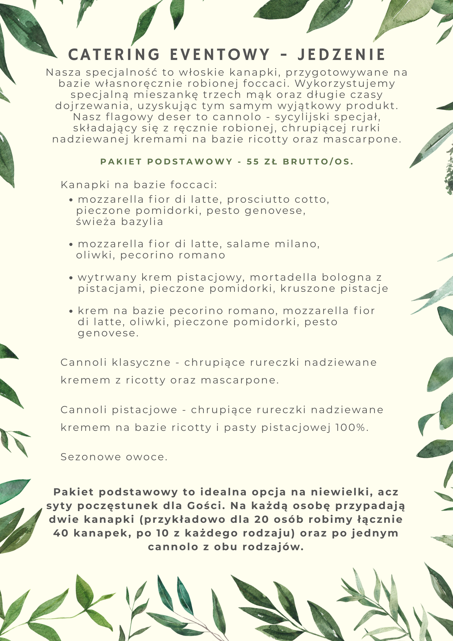 Verde Catering — oferta, strona 2