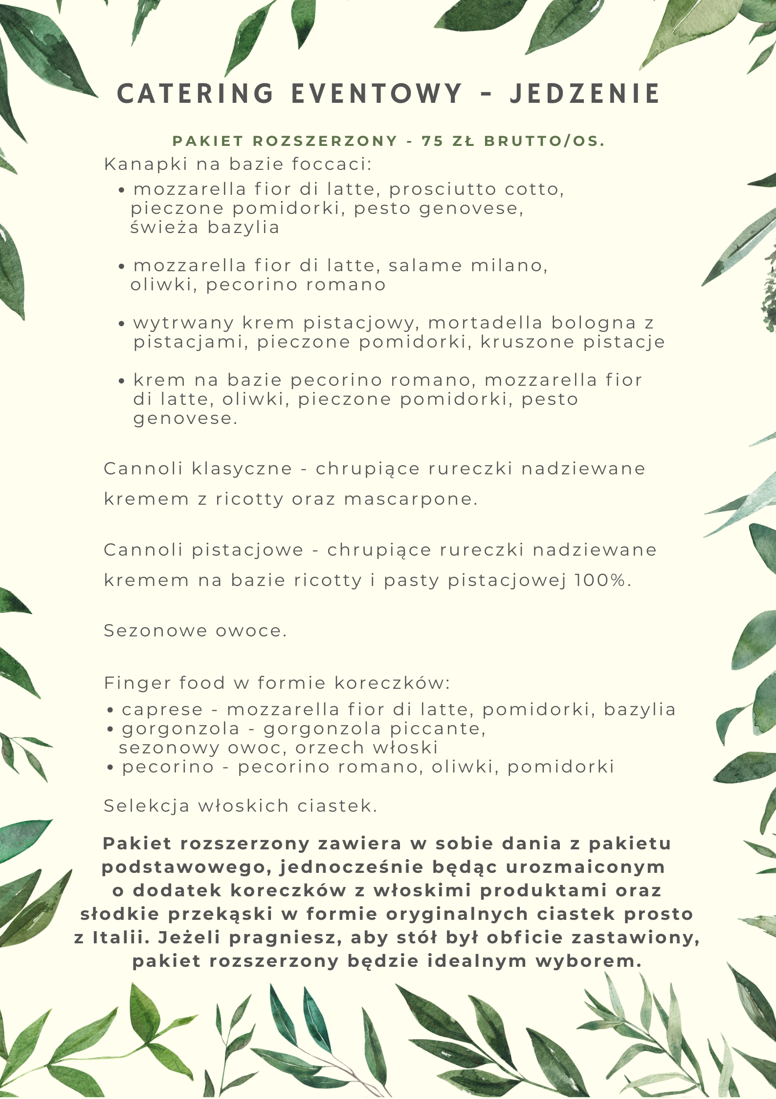 Verde Catering — oferta, strona 3