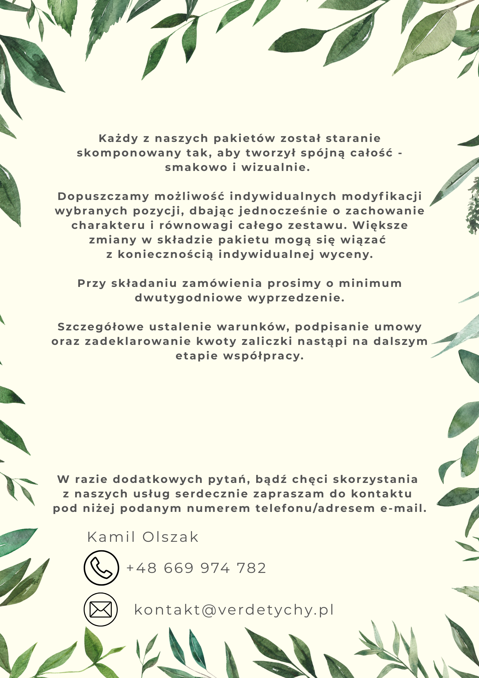 Verde Catering — oferta, strona 6
